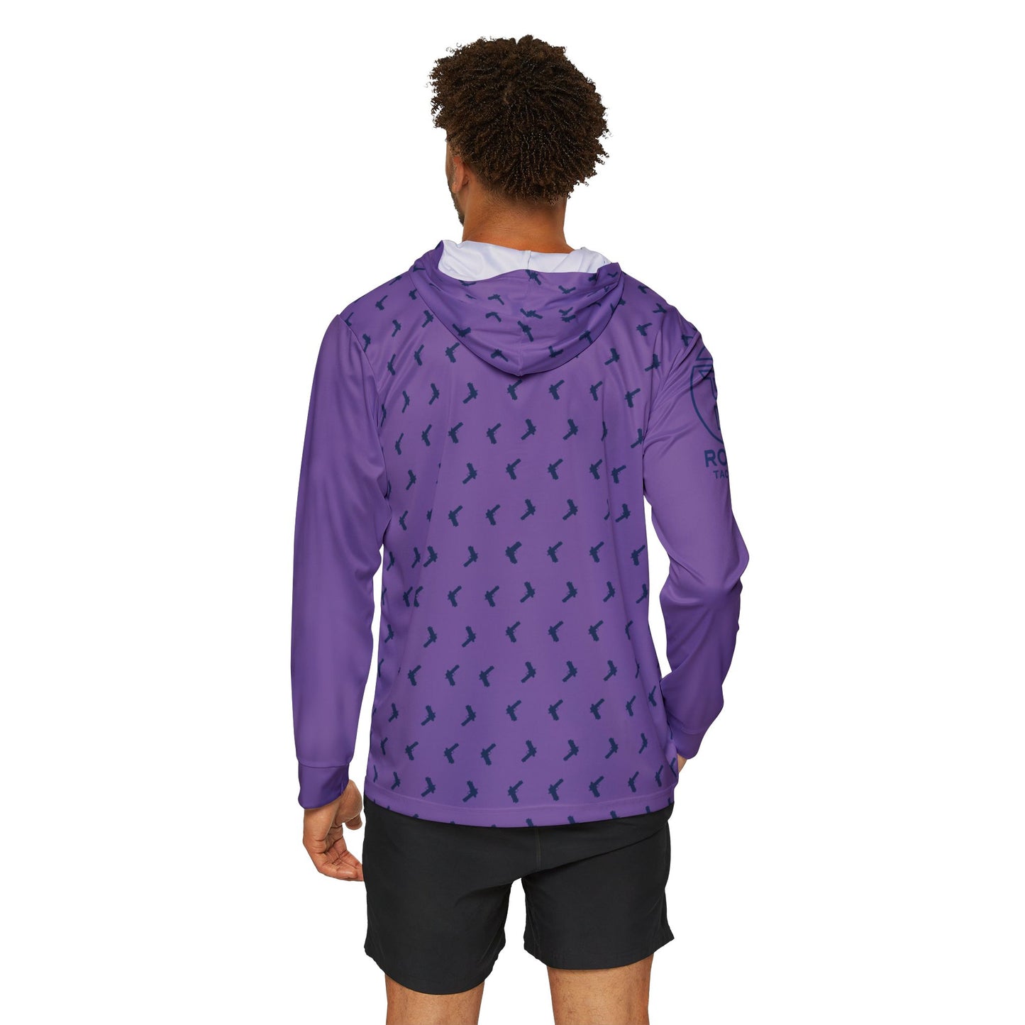 Purple Double Stack Hooded Sunshirt