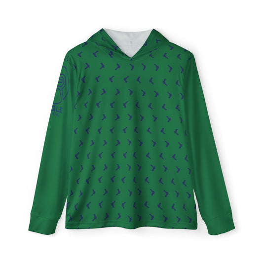 Green Double Stack Hooded Sunshirt