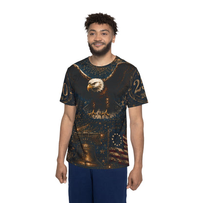 250 Years of Liberty Men's Jersey — Patriotic Eagle & Liberty Bell 1776–2026