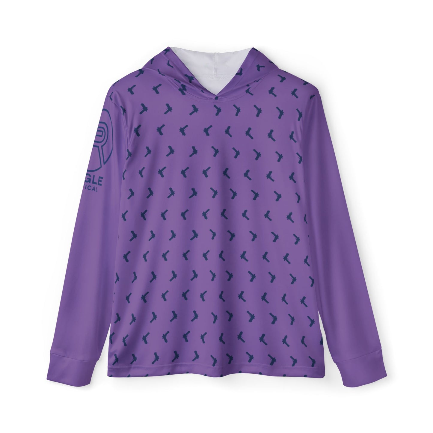 Purple Double Stack Hooded Sunshirt