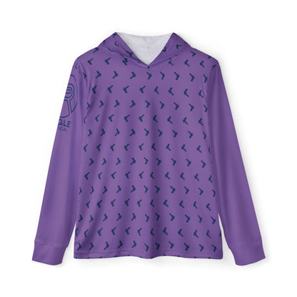 Purple Double Stack Hooded Sunshirt