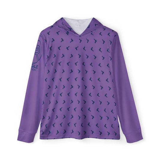 Purple Double Stack Hooded Sunshirt