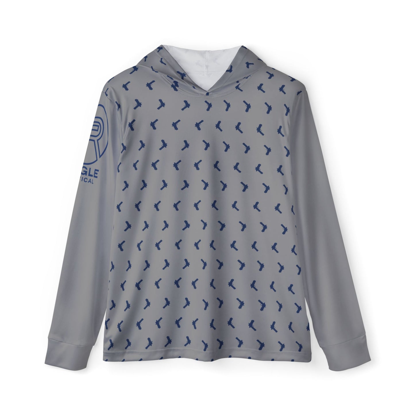 Grey Double Stack Hooded Sunshirt