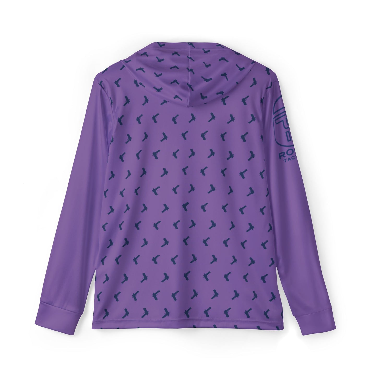 Purple Double Stack Hooded Sunshirt