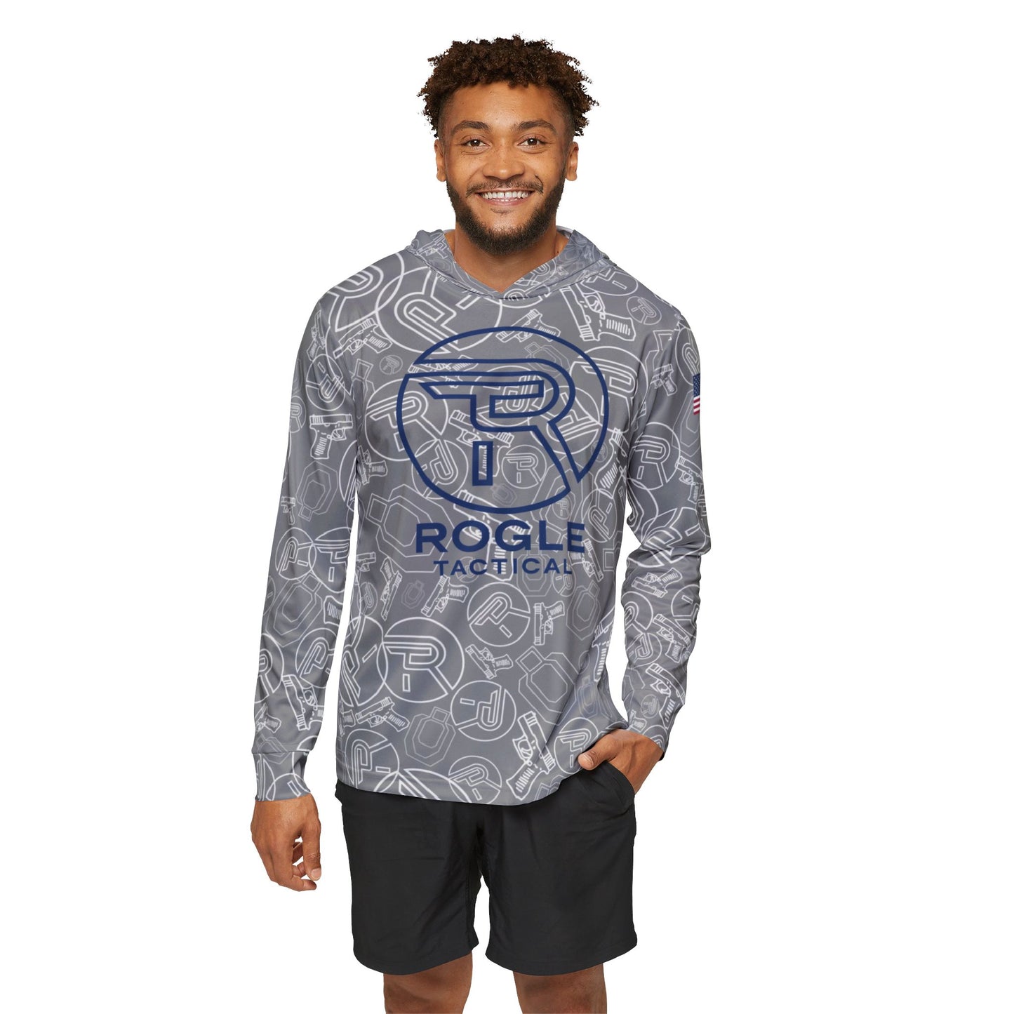 Official Rogle Tactical Hooded Sunshirt Grey