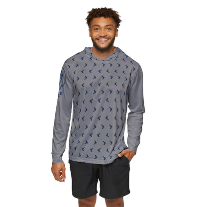 Grey Double Stack Hooded Sunshirt